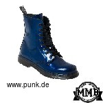 Boots in blue 8 eyelet 