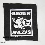 Sexypunk: Gegen Nazis Aufnäher, rechteckig, gedruckt