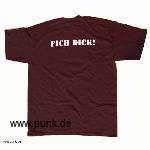 WIZO: Fich Dick T-Shirt, black