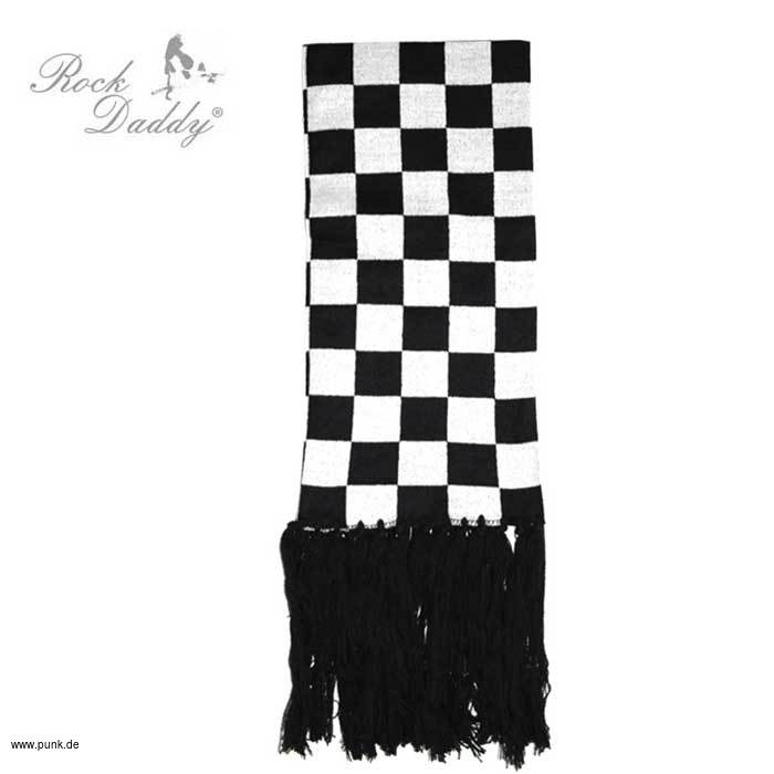 Rock Daddy: Winterscarf with checker printing
