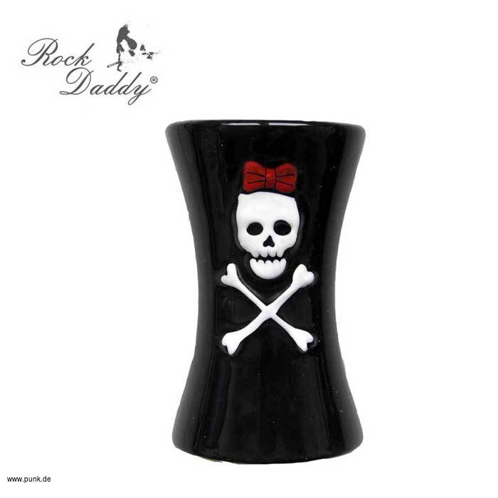 Rock Daddy: Eggcups with skulls