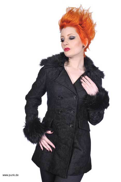 Living Dead Souls: Jacket with roses and fur