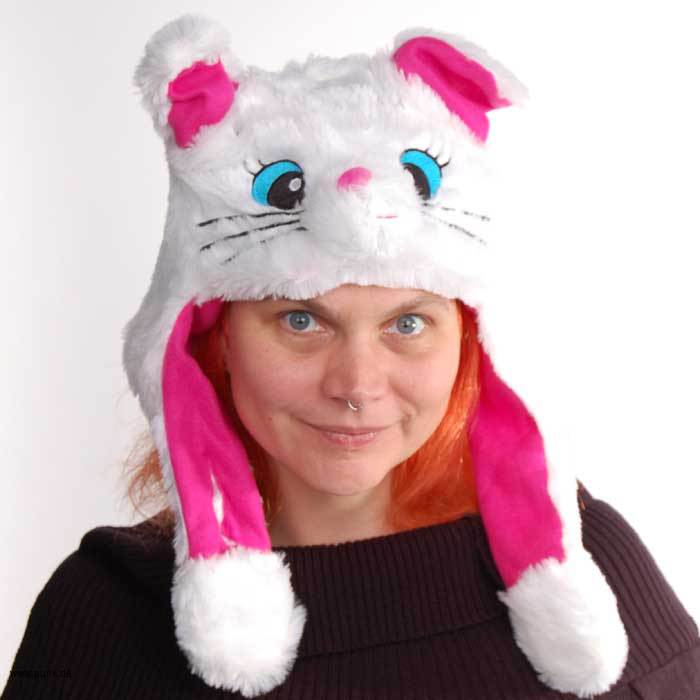 Cupcake Cult: Twitch kitty hat, white