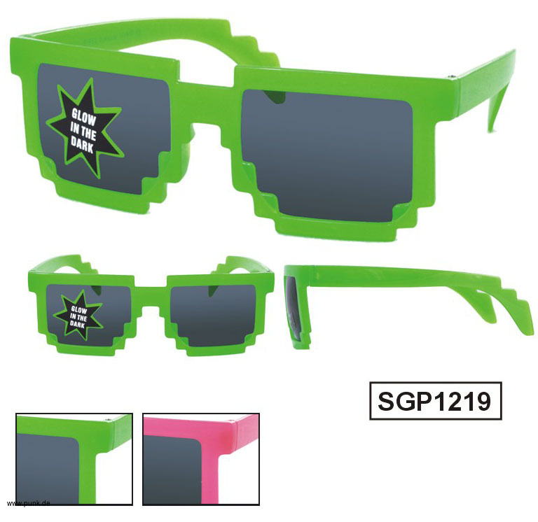 : Nerd sunglasses, grün with black hanger