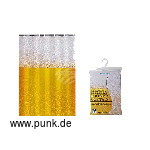 Shower curtain: beer