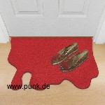 Blood spill doormat 