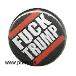 Fxxx Trump Button, schwarz