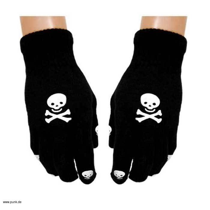 : Handschuhe Skull Gloves with skulls