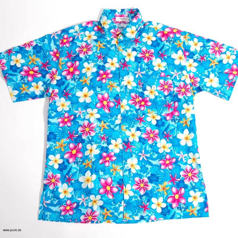 Clarabella: Hawaii Hemd, blau