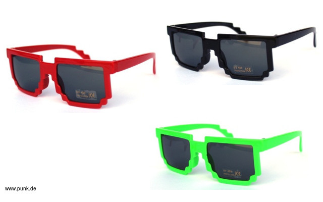: Kids retro pixel sunglasses