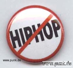 Anti-Buttons: Anti-Hiphop badge