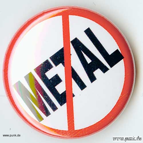Anti-Buttons: Anti-Metal badge