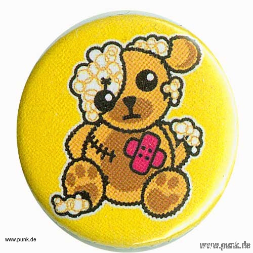 Sexypunk: Damaged teddy badge