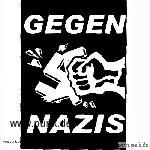 Against -Nazis sticker
