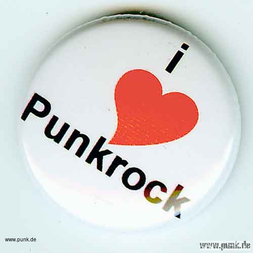 : I love Punkrock-Button