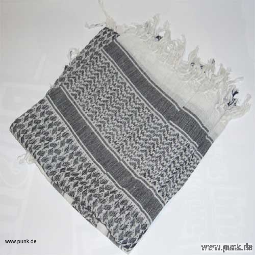 : PLO scarf, black white