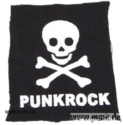 Sexypunk: Punkrock Skull patch