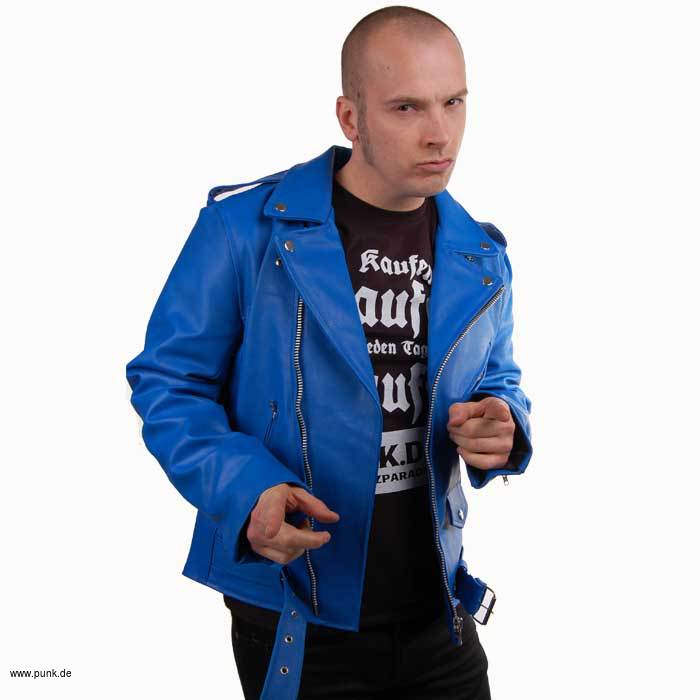 Sexypunk: Leatherjacket Benny Blue, blue