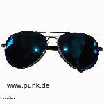 : Piloten-Sonnenbrille/ Fliegerbrille, blau