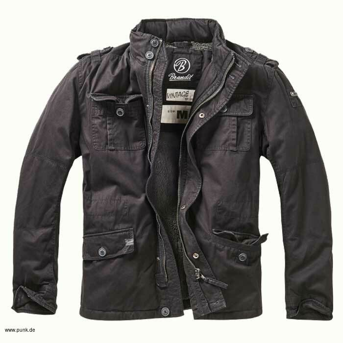 Brandit: Britannia Winter Jacket, schwarz