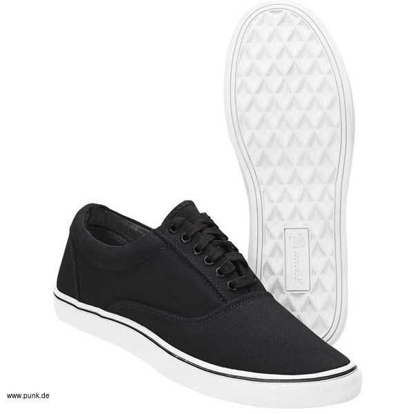 Brandit: Bayside Sneaker, schwarz-weiß