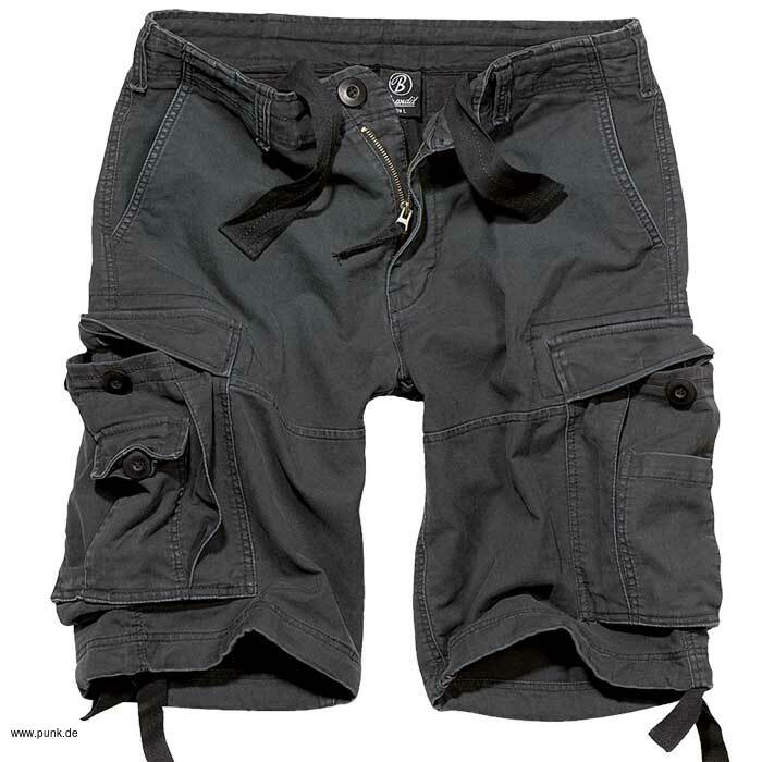 Brandit: Vintage Classic Shorts, schwarz
