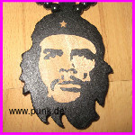 Che Guevara Anhänger Holzperlen Halskette