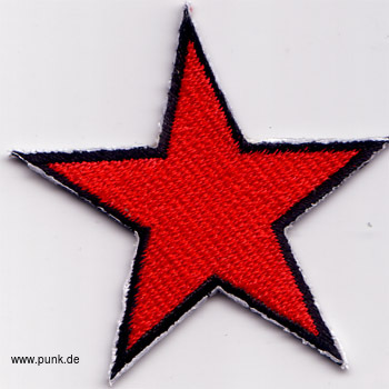 : Roter Stern Aufnäher