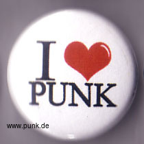 : I LOVE PUNK Button