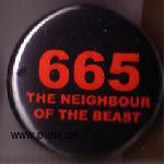 : 665 Neighbour of the beast Button
