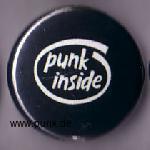 Punk inside Button