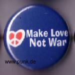 Make love not war Button