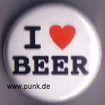 I LOVE BEER Button