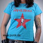Die Dödelsäcke : Girly-Shirt - Stern m. Pfeiffer (blau)