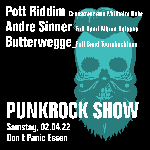 : HardTicket Der Butterwegge (Band),  Andre Sinner (Band) + Pott Riddim