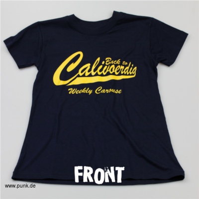 WEEKLY CAROUSE: Back To CaliVOERDia - Girlie-Shirt - Navy