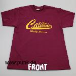 WEEKLY CAROUSE: Back To CaliVOERDia - T-Shirt - Burgundy