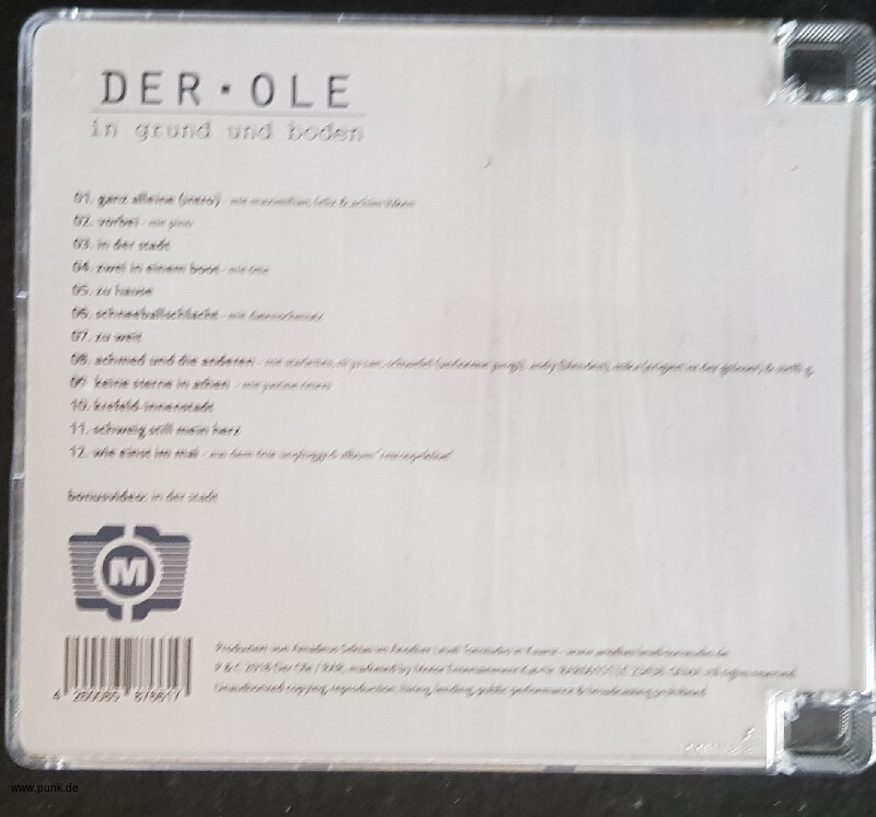 Der Ole: In Grund und Boden CD (Ex-Massendefekt)
