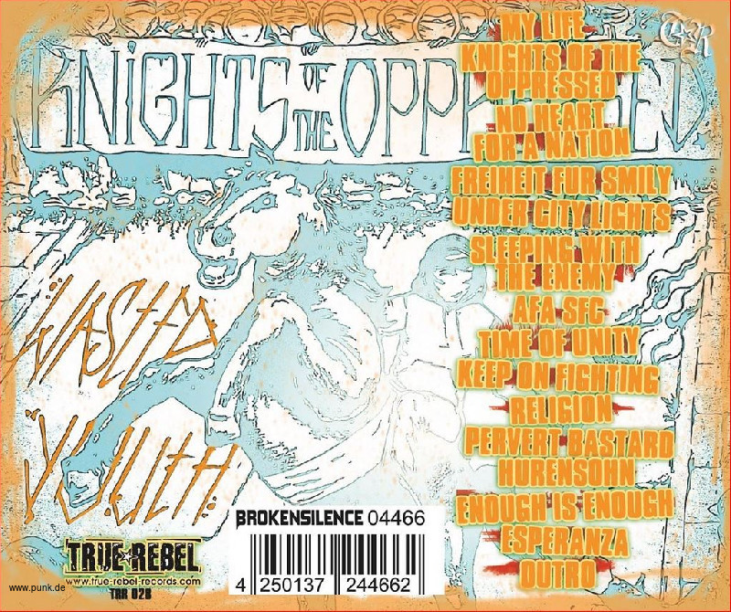 Wasted Youth: Knights Of The Oppressed CD