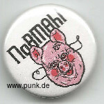 Schweinemaske Button
