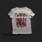 Normahl: Friede den Hütten T-Shirt, white