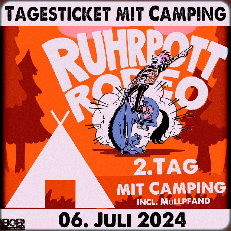 : HardTicket Samstagsticket inkl. Camping - Ruhrpott Rodeo 24
