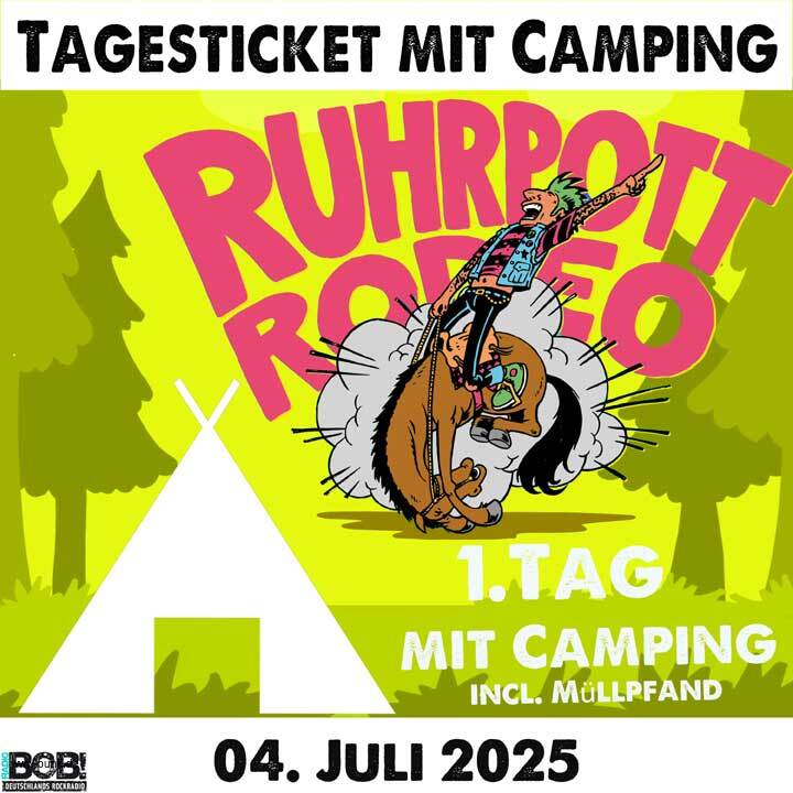 : Freitagsticket inkl. Camping - Ruhrpott Rodeo 25