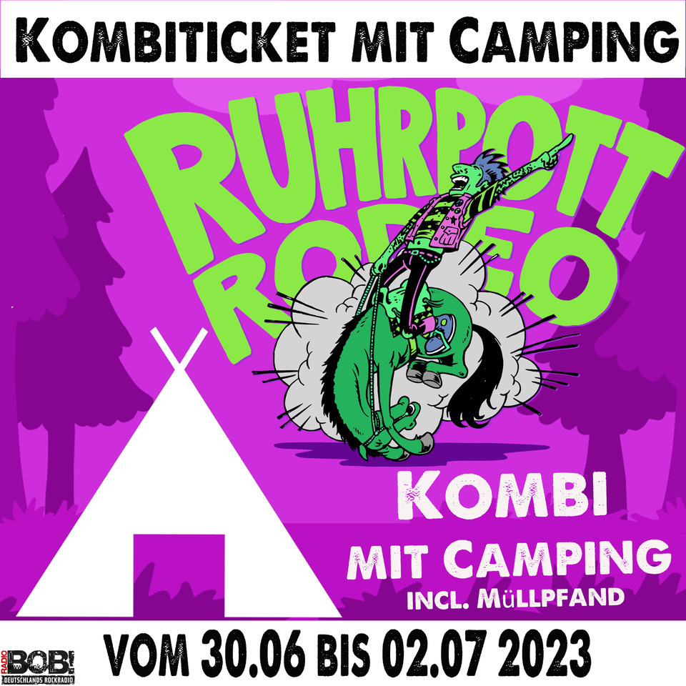 : HardTicket Kombi-Ticket inkl. Camping Ruhrpott Rodeo 2023