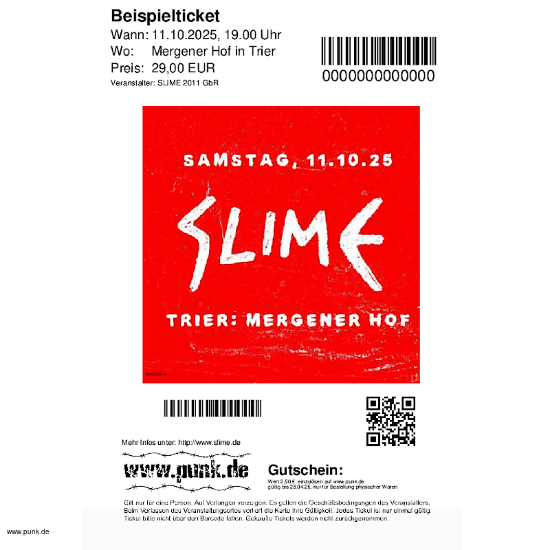 : Slime in Trier: Mergener Hof + Support