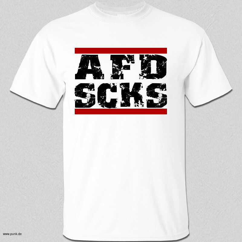 : AFD SCKS (T-Shirt) weiß