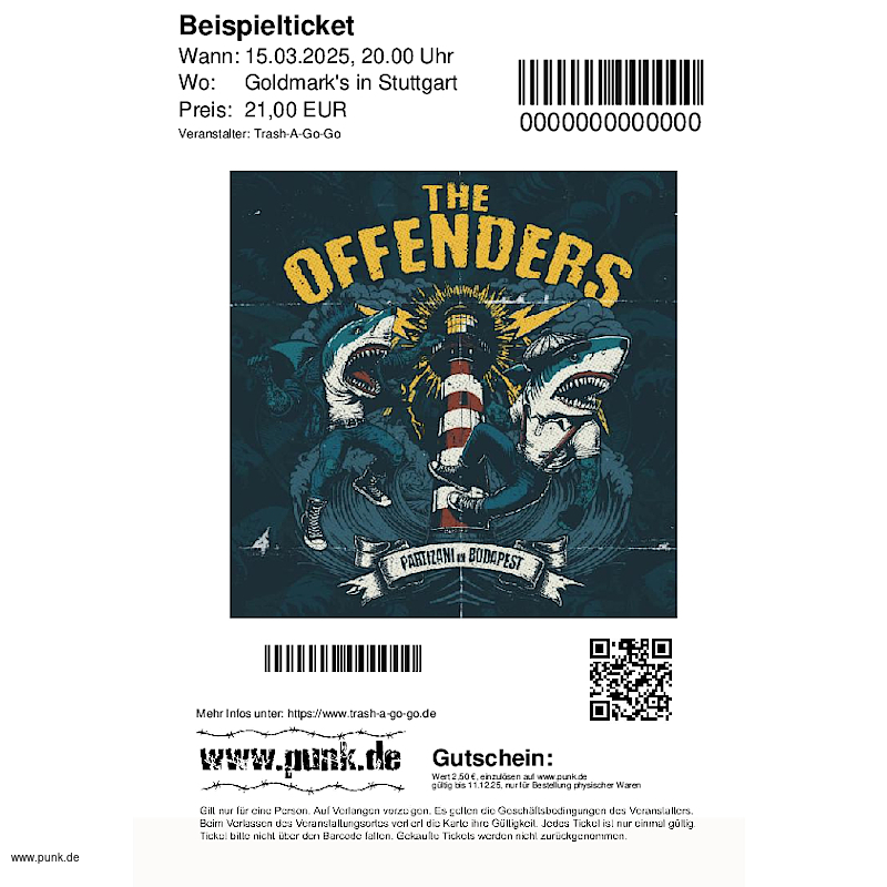 : THE OFFENDERS | Support: THE HIGGINS