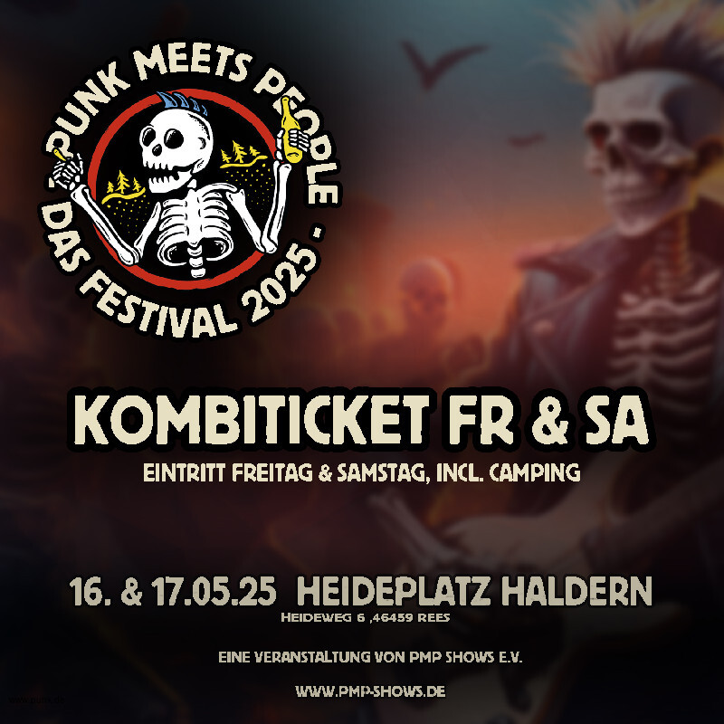 : PMP Festival 2025 - Kombi Ticket (inkl. Camping)